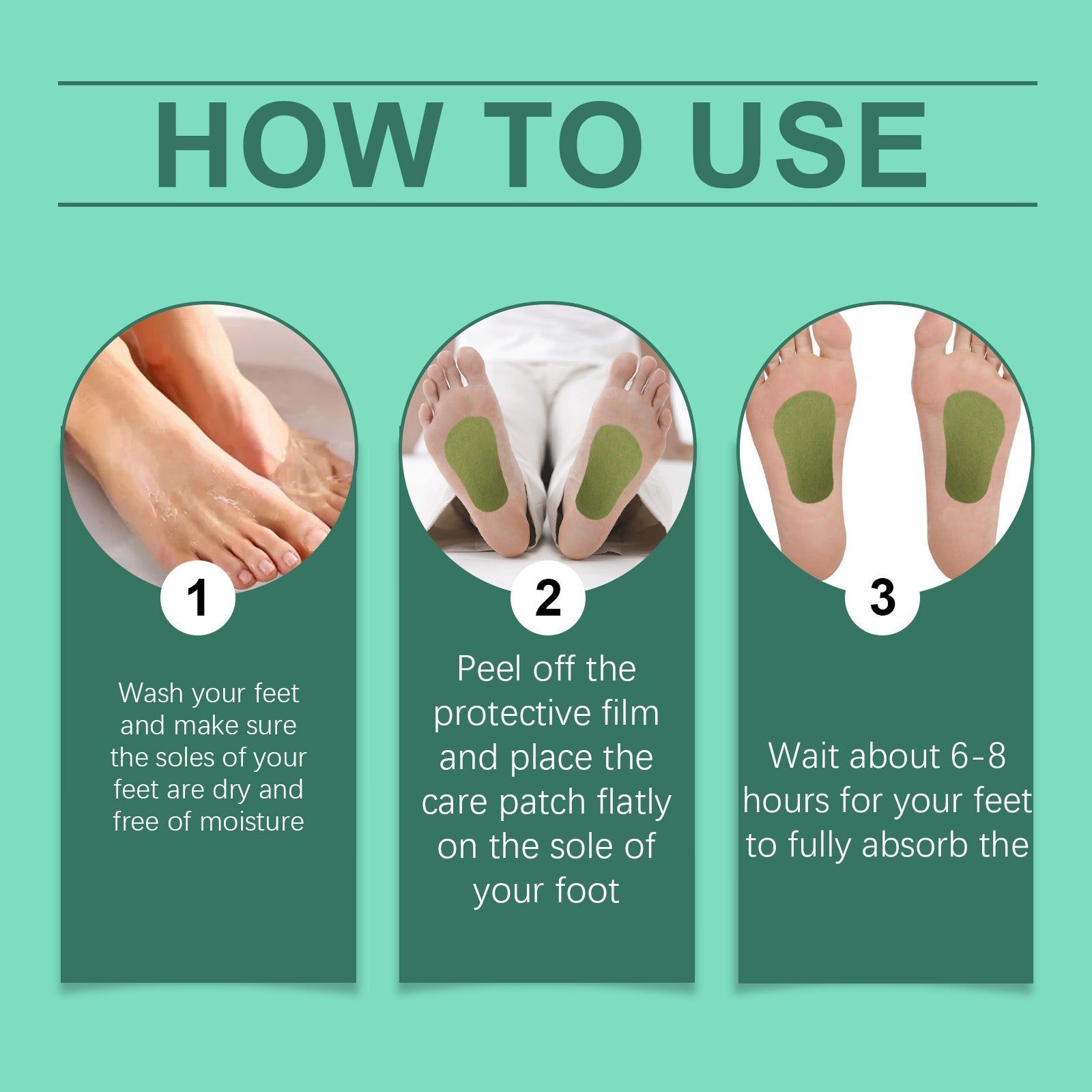 Bee Venom Foot Care Patch Slimming Body Shaping Deep Clean Body Sole Care Foot Patch