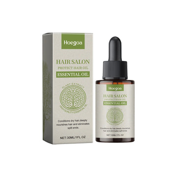 Hoegoa Hair Care Soft Essential Oil, Natural Luster, Rejuvenate Hair Vitality, Nourish Hair Soft And Glossy Essential Oil