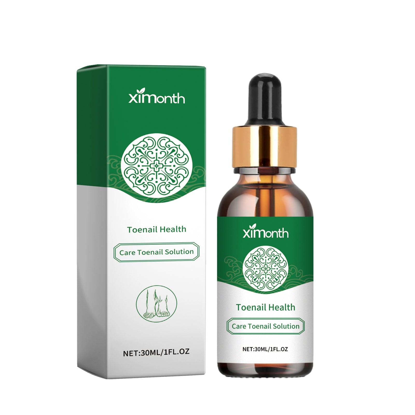 Grey Nail Repair Solution For Hands, Feet, Nails, Soft Nails, Thick Toes And Damaged Nails