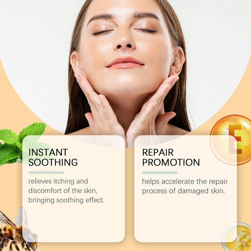 Bee Venom Repair Cream, Moisturizing, Nourishing And Improving Elastic Skin Repair Smooth, Glossy And Lubricating Skin Cream