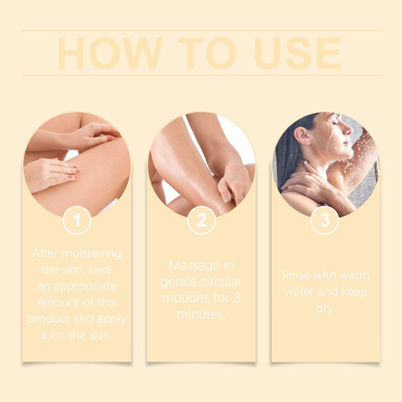 Vanilla Body Scrub Gently Exfoliates And Nourishes Rough Skin