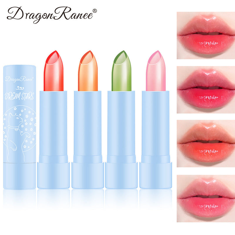 Color-Changing Lipstick Long-Lasting Moisturizing Not Easy To Decolorize Not Easy To Dip In The Cup Waterproof And Moisturizing Aloe Jelly Lipstick