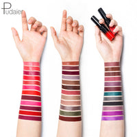 Pudaier 36 Color Matte Lip Gloss Lip Liner Matte Matte Lip Glaze Lipstick Pencil