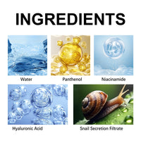 Snail Protein All In One Cream, Hydrating Moisturizing Refreshing Delicate Skin Repair Dark Yellow Face Brightening Cream
