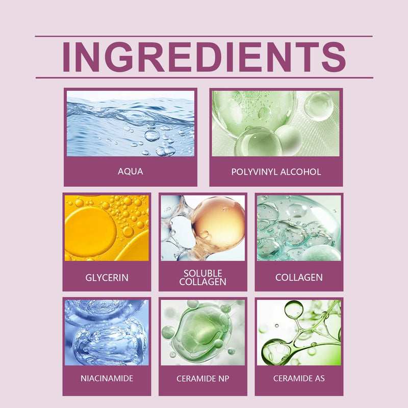 Hoygi Collagen Peel-Off Mask (With Brush) Gently Nourishes, Moisturizes, Brightens, Smooths And Refines The Skin