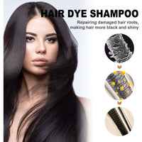 Black Hair Shampoo, Multiflorum Essence Moisturizing Nourishing Cleansing Repairing Black And Smooth Hair Shampoo