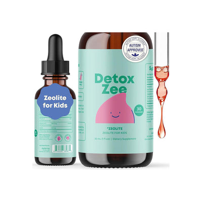 Zeolite Drops Green Bottle