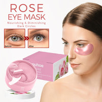 OUHOE Pink Rose Eye Mask, Reduces Fine Lines, Bags, Dark Circles, Moisturizes And Tights Skin Care Eye Mask