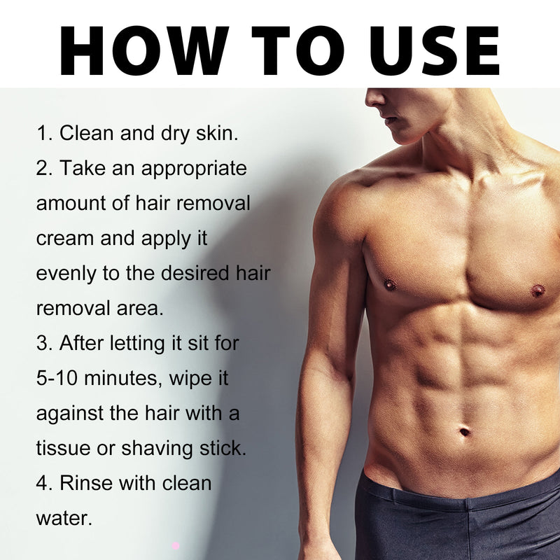 Hair Removal Cream, Men Remove Lip Beard Armpit Hands And Legs Hair Mild Does Not Stimulate Body Hair Removal Cream
