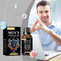 North Moon Men's Massage Oil Men's Body Moisturizing Topical Massage Skin Care Essential Oil