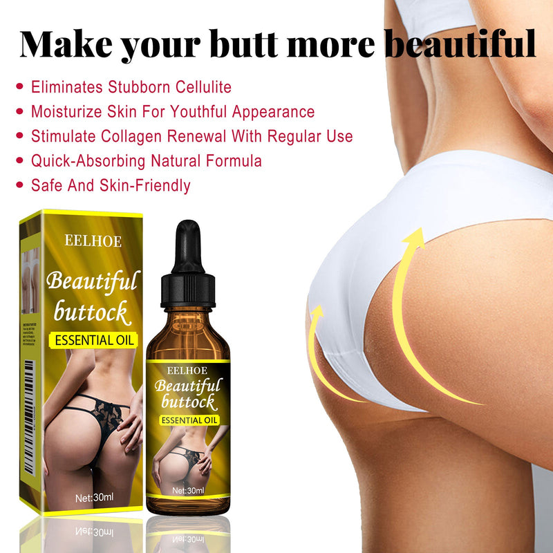 EELHOE Butt Treatment Essential Oil Highlights The Curves Of The Hips, Tightens The Hips And Moisturizes The Hips Massage Treatment Essential Oil