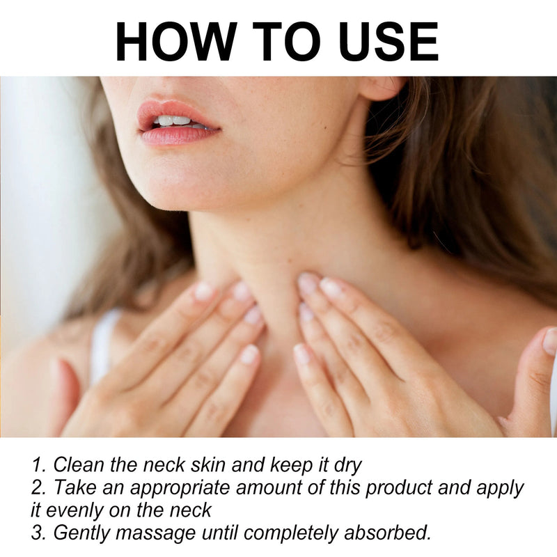 Neck Skin Firming Serum, Fade Neck Line Double Chin Firming & Brightening Swan Neck Line Essence