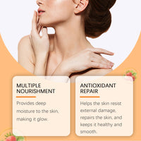 Strawberry Moisturizing Oil, Moisturizing Elastic Firming, Smoothing Fine Lines And Nourishing Skin Body Massage Oil
