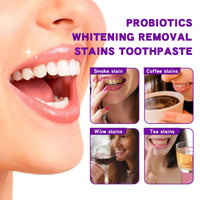 EELHOE Probiotic Toothpaste, Cleaning Stains And Tartar Fresh Breath Whitening Toothpaste
