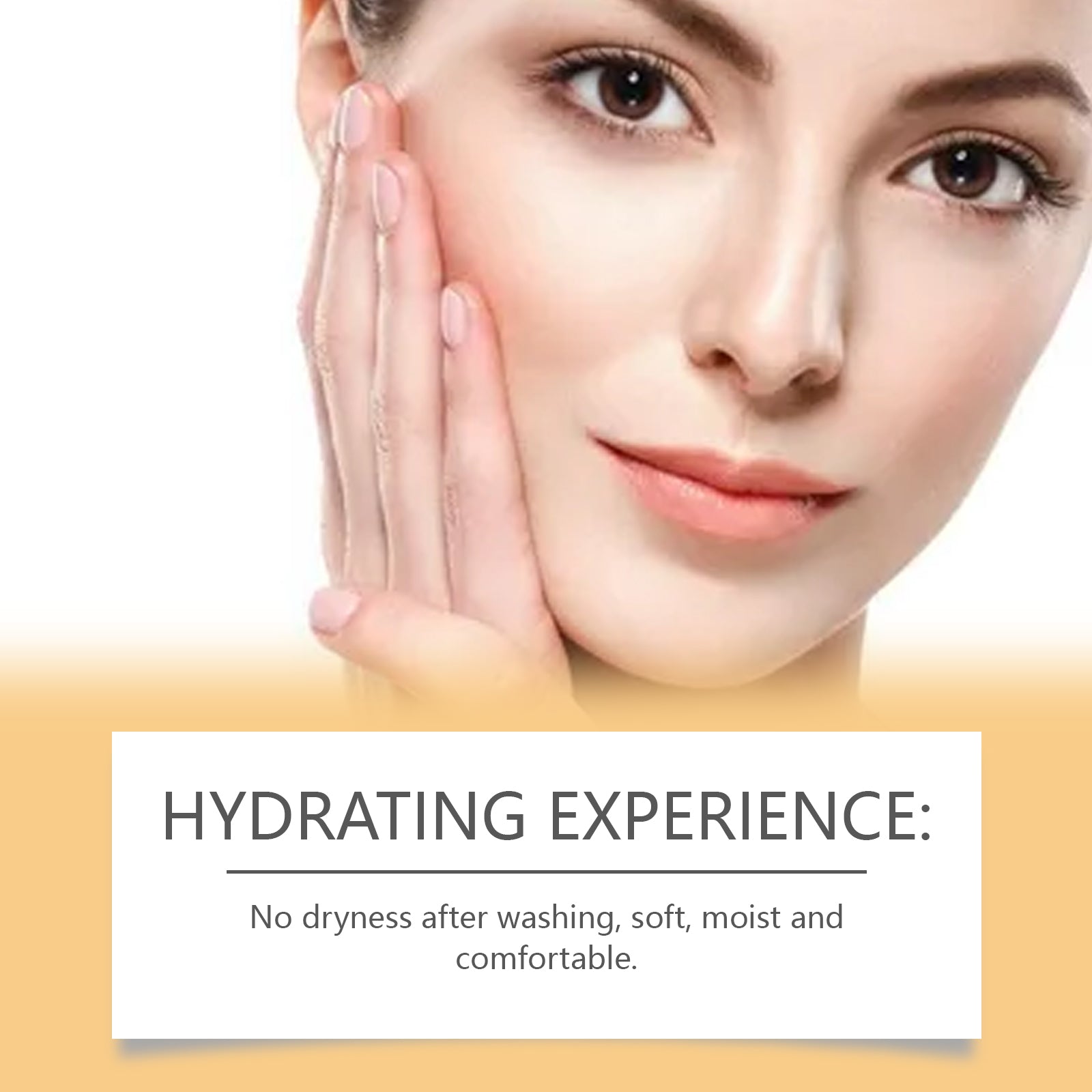 Hoygi Centella Asiatica Moisturizing Facial Cleanser, Gently Cleanses The Skin, Refines Pores, And Refreshes And Moisturizes The Face