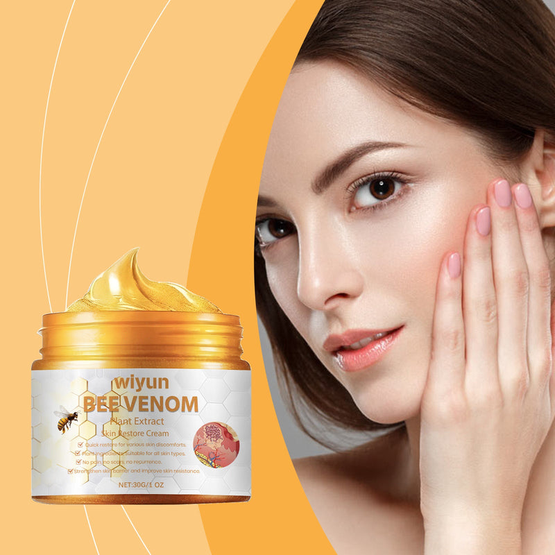 Bee Venom Repair Cream, Moisturizing, Nourishing And Improving Elastic Skin Repair Smooth, Glossy And Lubricating Skin Cream