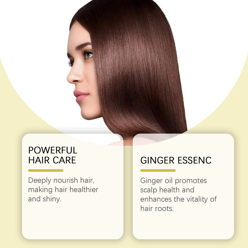 EELHOE Ginger Hair Conditioner Repairs Dry Hair, Moisturizes Hair Strands, Makes Hair Smooth And Improves Frizz