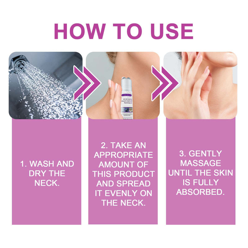 Roller Neck Cream, Reduces Neck Lines And Lifts Brightening Skin Neck Firming Cream