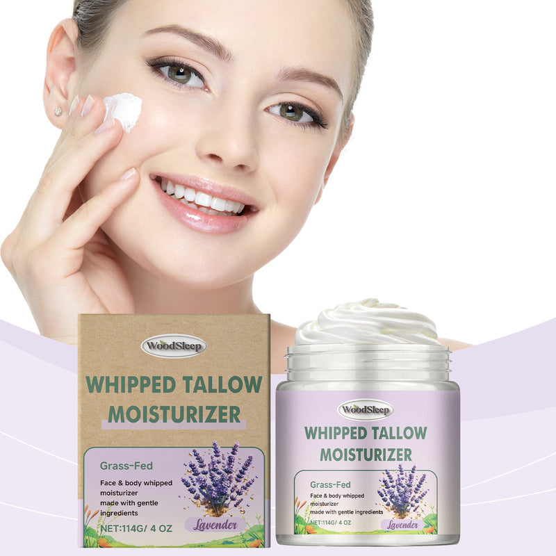 Lavender Grass Fed Tallow Moisturizer Deep Moisturizing Soft Skin Relief Dry Moisturizer