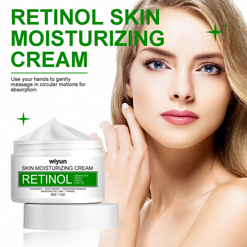 WIYUN Retinol Skin Moisturizing Cream, Moisturizing Care Tender And Delicate Moisturizing And Repairing Dull And Brightening Skin Cream