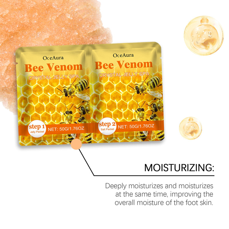 Ouhoe Foot Exfoliating Crystal Clay Series, Soften Foot Exfoliating, Moisturize, Refresh And Improve Rough Skin