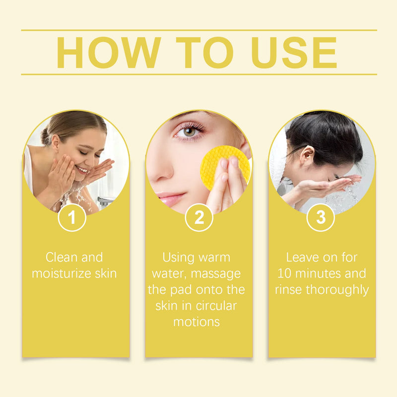 Hoygi Turmeric Acid Cleansing Pad - Pore Cleansing Gentle Exfoliating Care