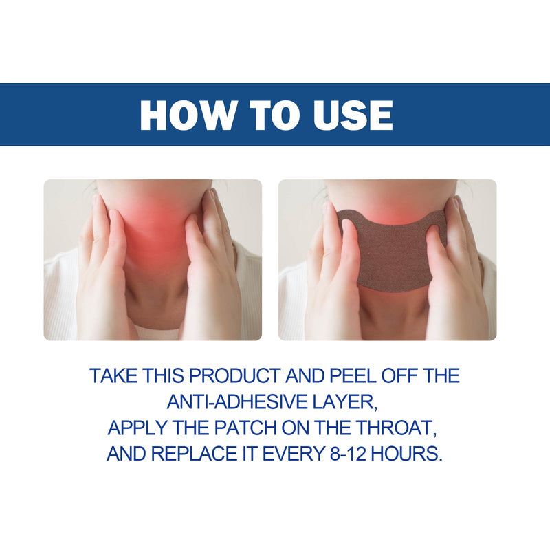 South Moon Throat Care Patch Gently Relieves Throat Discomfort Daily Use Of The Patch