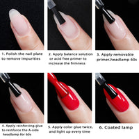 Nail Art Removable Bottom Glue Nail Polish Glue Functional Base Glue Nail Reinforcement Glue Unloading Glue