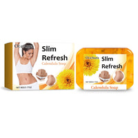 Oceaura Refreshing Calendula Soap, Refreshing, Light And Gentle Cleansing Skin Shaping Cleansing Soap