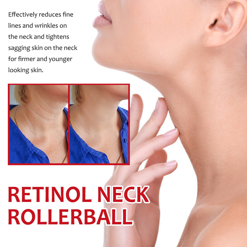 Retinol Neck Rollerball, Moist Smooth Neck Wrinkle Wrinkle Firming Neck Reshape The Swan Neck