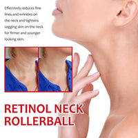 EELHOE Retinol Neck Rollerball, Moist Smooth Neck Wrinkle Wrinkle Firming Neck Reshape The Swan Neck