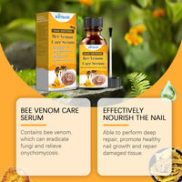 Bee-Venom Grey Nail Care Solution For Hand And Foot Nails Cleaning, Repairing, Softening And Brightening Nutritional Care Solution
