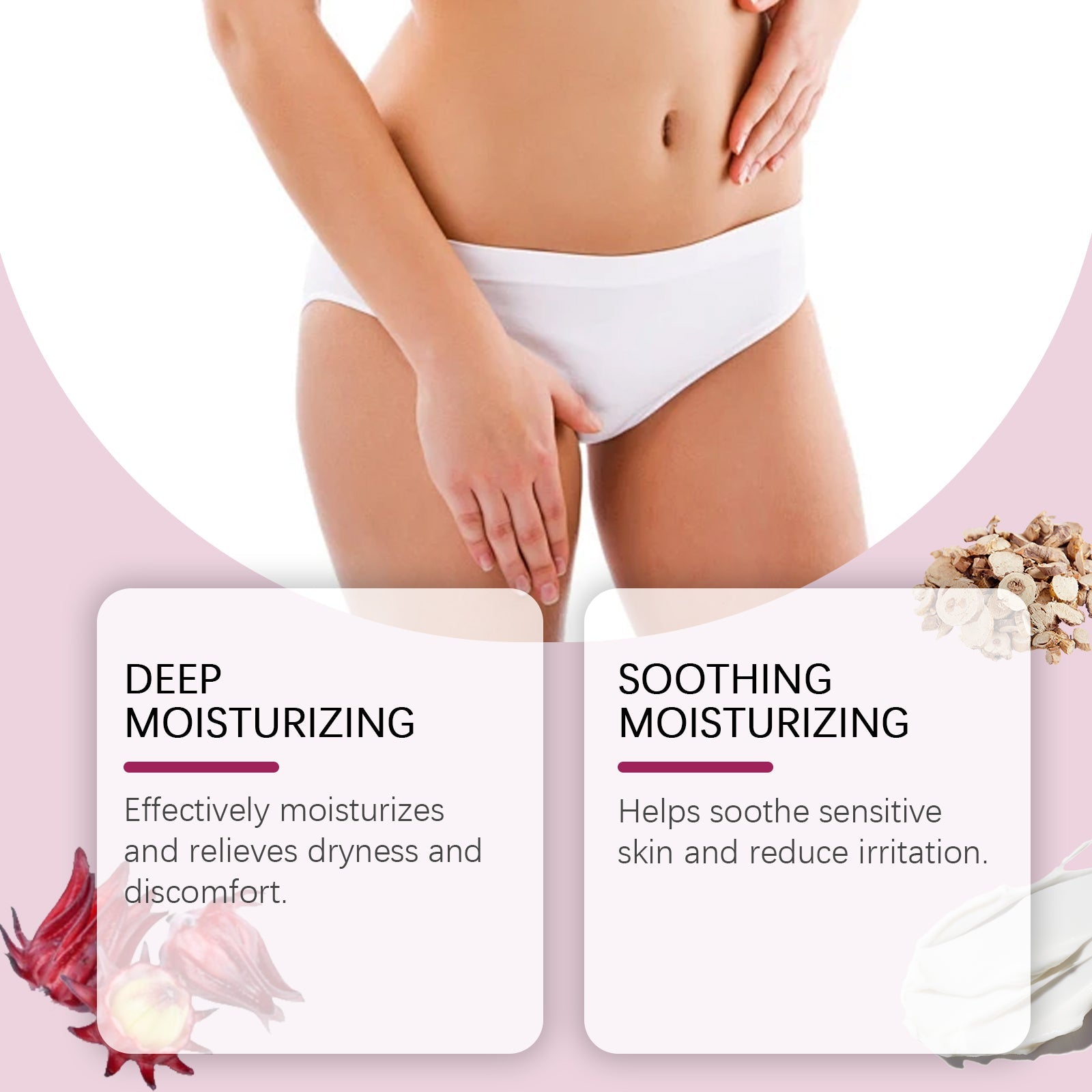 South Moon Women's Body Care Cream, Gentle Nourishing Body Care Moisturizing Moisturizing Daily Care Cream