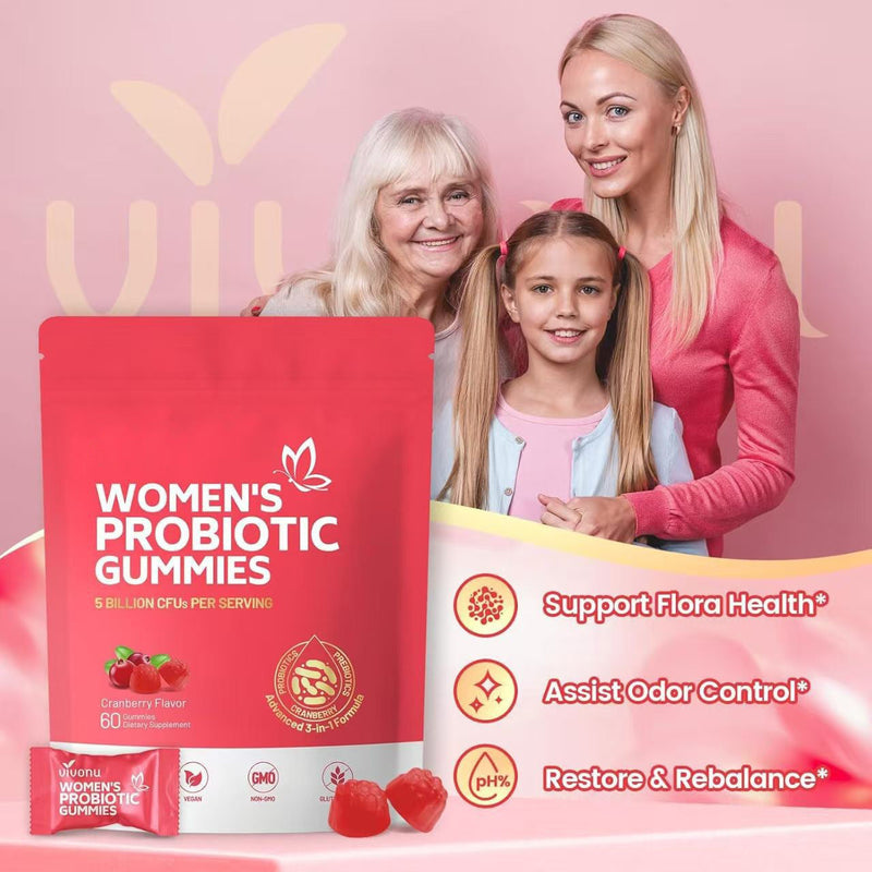60 pieces of female probiotic gummies