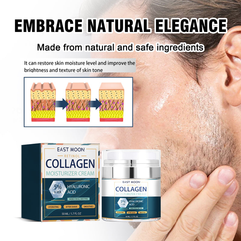 For Men Collagen Hydrating Facial Moisturizing And Brightening Skin Cream