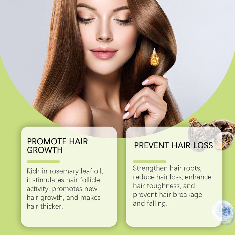 Hoegoa Herbal Hair Care Oil, Effectively Hydrates And Nourishes Scalp To Improve Dry And Irritated Hair Care Oil
