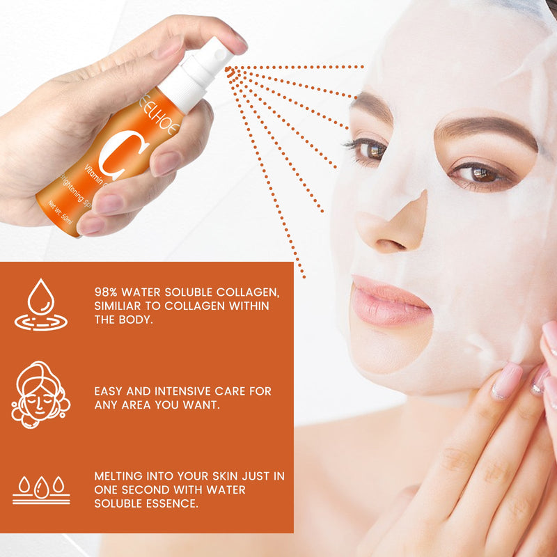 Collagen Anti-Aging Mask Spray Dull Brightening And Firming Skin Anti-Aging Moisturizing Mask