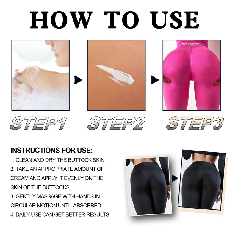 West&Month Buttock Care Cream, Repair Rough Buttock Skin Gentle Care Moisturizing And Moisturizing Skin