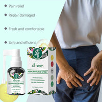 Ximonth Herbal Perianal Treatment Spray Soothing Perianal Repair Treatment Refreshing Moisturizing Mild Spray