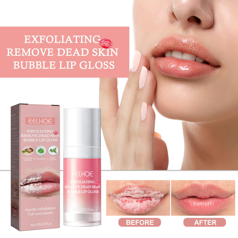 Exfoliates Dead Skin Bubble Lip Mask, Lightening Lip Lines Softening Horny Skin Moisturizing And Preventing Dry Cracking Lip Mask