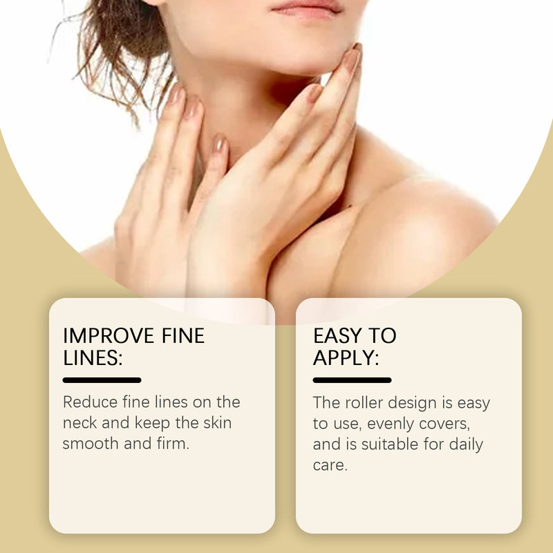 EELHOE Neck Care Roller Cream, Neck Care Moisturizing Hydrating Firming Smooth And Delicate Moisturizing Cream