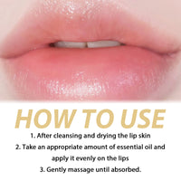 Lip Oil Gloss, Moisturizing And Hydrating Lip Care Lighten Lip Lines Hydrating And Anti-Cracking Essential Oil