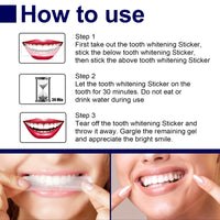 EELHOE Whitening Tooth Patch, Care Tooth Remove Stains Brightening White Teeth Clean Tooth Patch