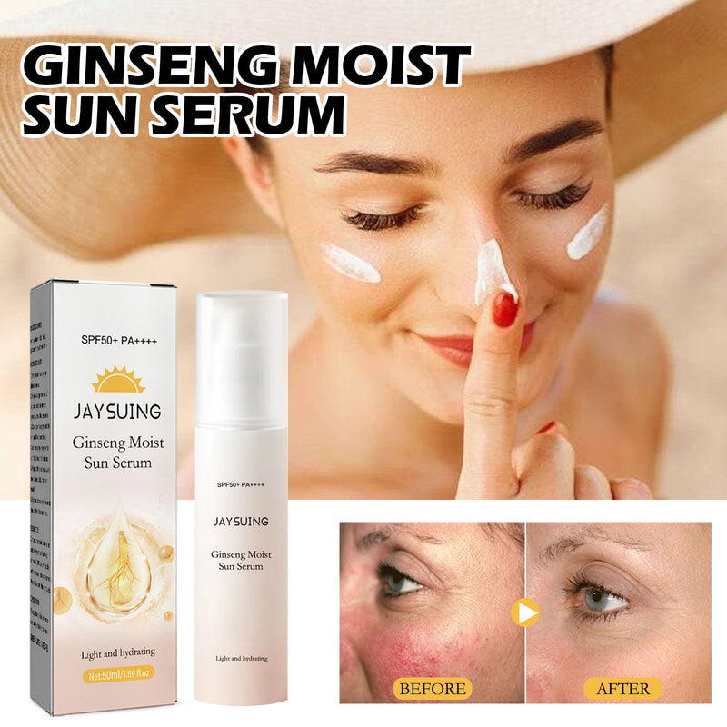 Ginseng Moisturizing And Protective Essence, Natural Makeup Moisturizing Refreshing And Protecting Against Ultraviolet Light Essence