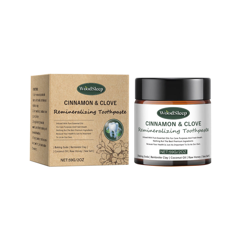 WoodSleep Fresh Bentonite Toothpaste, A Gentle Ingredient For Tooth Care That Cleans Teeth And Protects Tooth Enamel