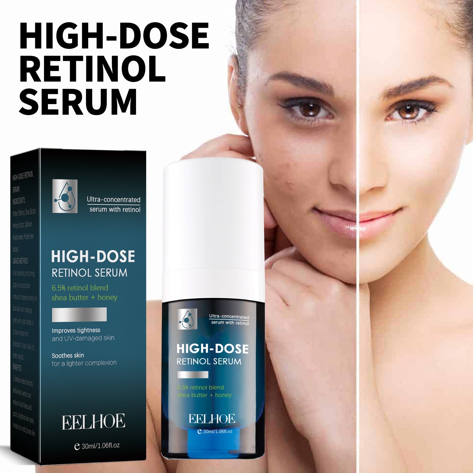Retinol Essence, Firming Fine Lines And Lightening Melasma Moisturizing Anti-Wrinkle Essence