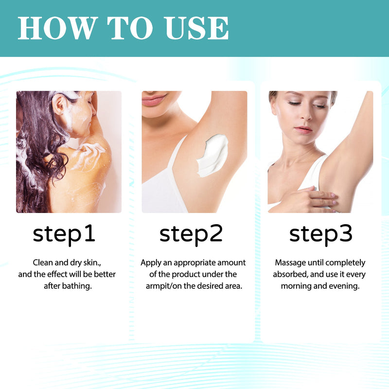 OUHOE Underarm Beauty Cream, Lighten Underarm Elbow Joint Melanin Brightening And Moisturizes Skin Cream