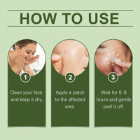 Anti-Acne Patch, Gentle Cleansing Helps Relieve Facial Blemishes Appearance Concealer Breathable Facial Care Patch