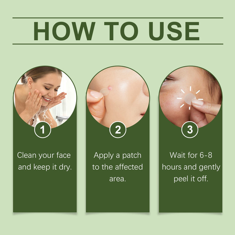 Anti-Acne Patch, Gentle Cleansing Helps Relieve Facial Blemishes Appearance Concealer Breathable Facial Care Patch