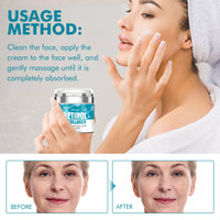 HOYGI Retinol & Collagen Moisturizer Face Cream, Tighten Facial Skin Anti-Wrinkle Anti-Aging Fade Law Wrinkle Skin Cream